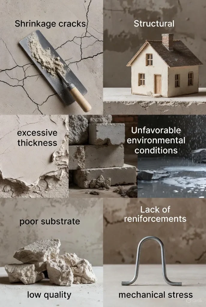 علل ترک خوردگی گچ کاری چیست ؟